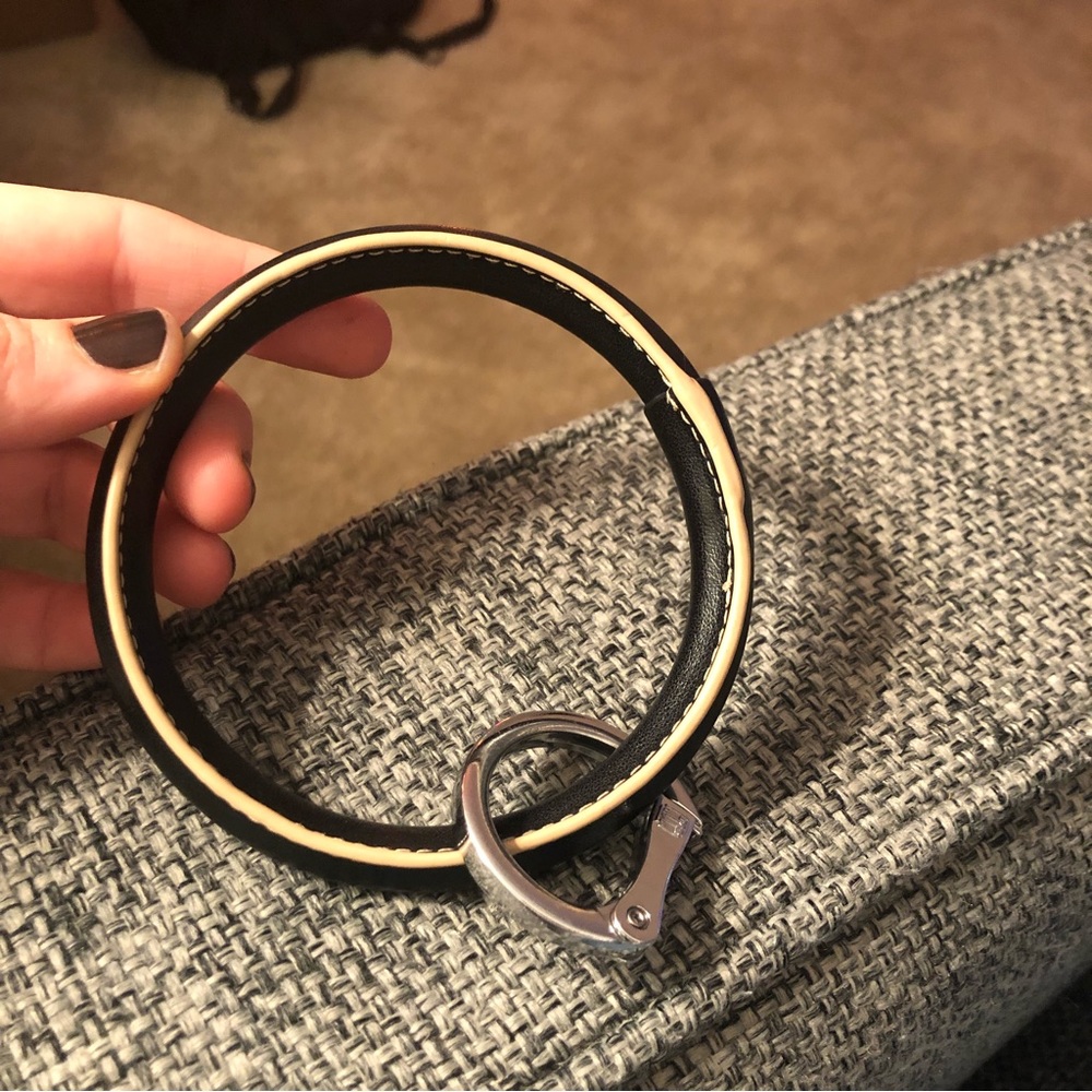 EUC - Big O Key Ring - Black Leather